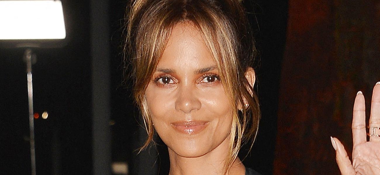 Here's Halle Berry's MMA Body In Mesh Yoga Pants – Plus Her Favorite Snack