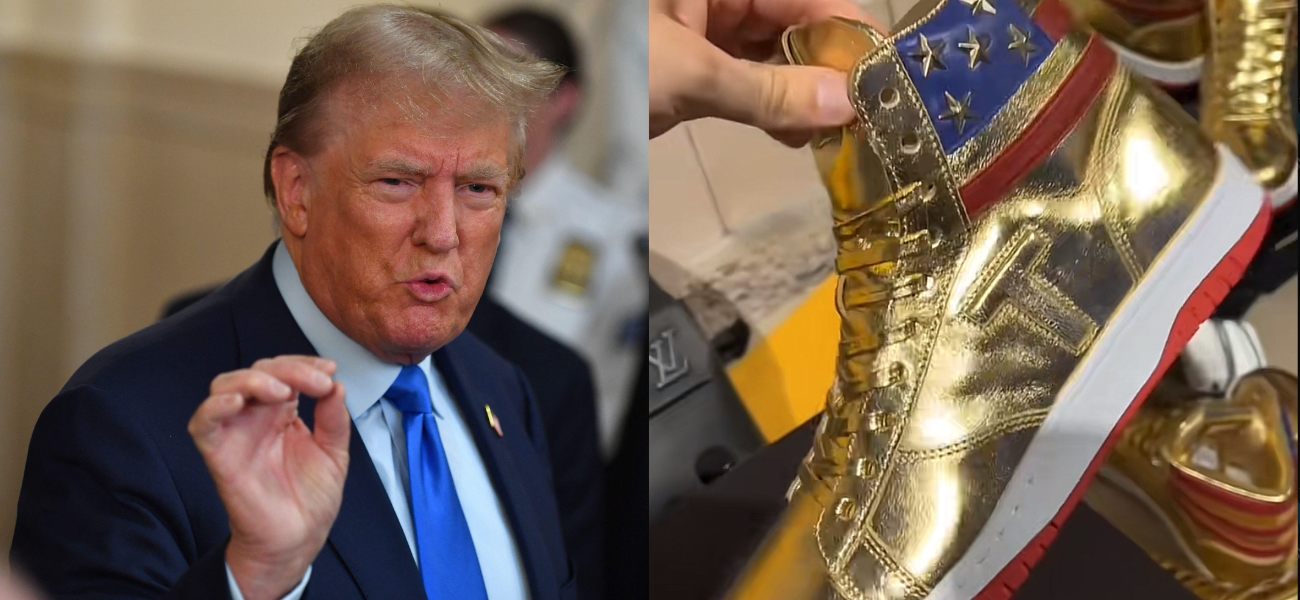 Fox News Host Claims Donald Trump Has Won Over Black Voters With His Gold Sneakers