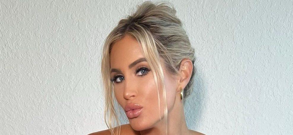 Paige Spiranac Rival Karin Hart Takes Off Golf Clothes For Cheeky Lingerie Shoot