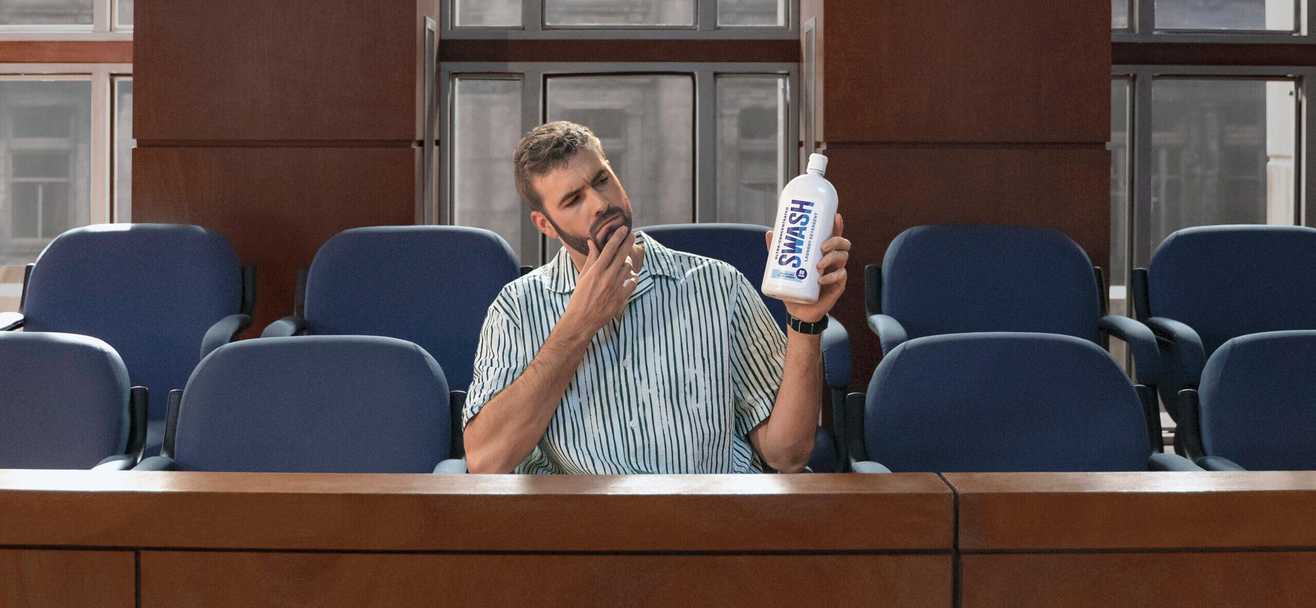 Ronald Gladden Takes The Stand For Swash Laundry Detergent