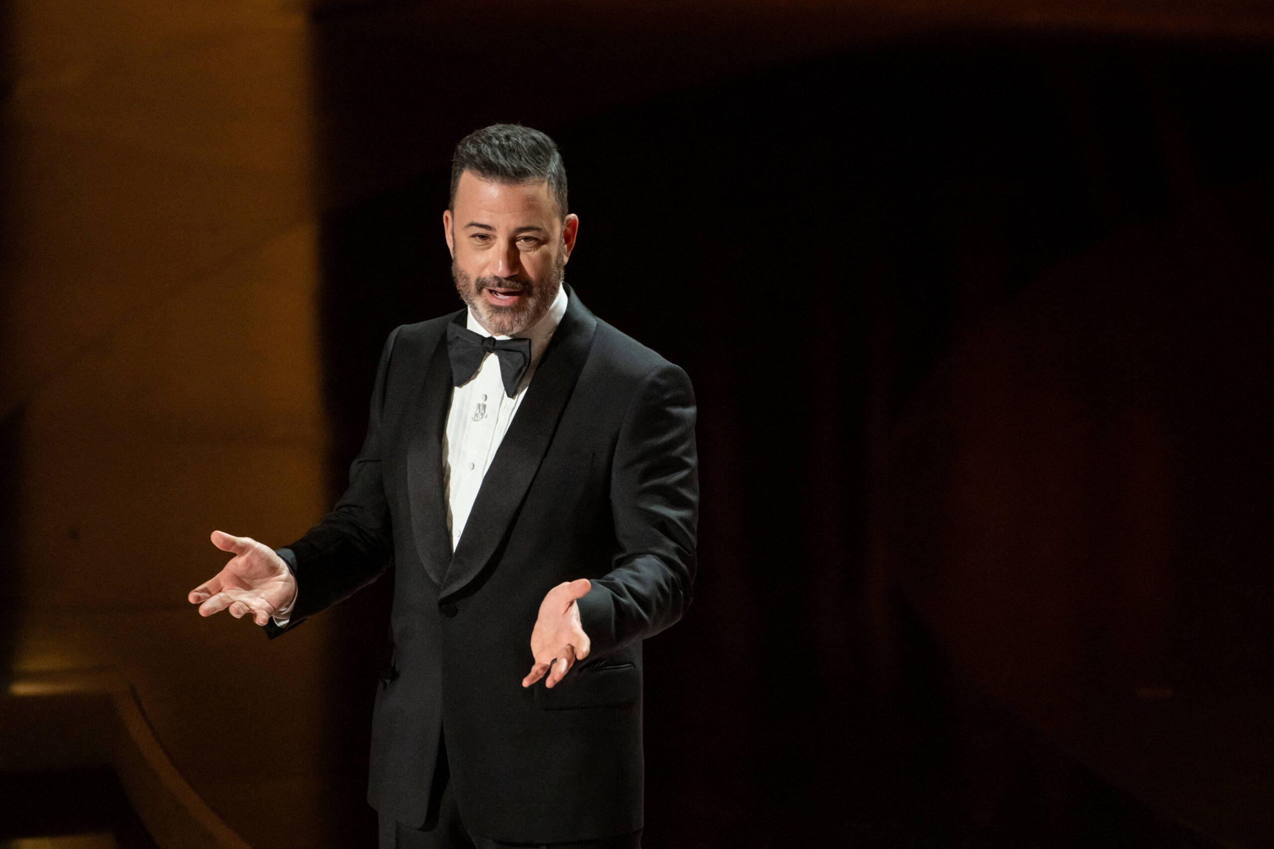 Jimmy Kimmel durante o Oscar 2024: TELECAST