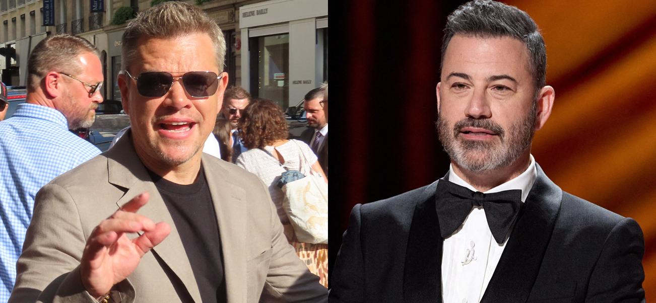 Jimmy Kimmel Doubled Down On Matt Damon ‘Feud’ At The Oscars
