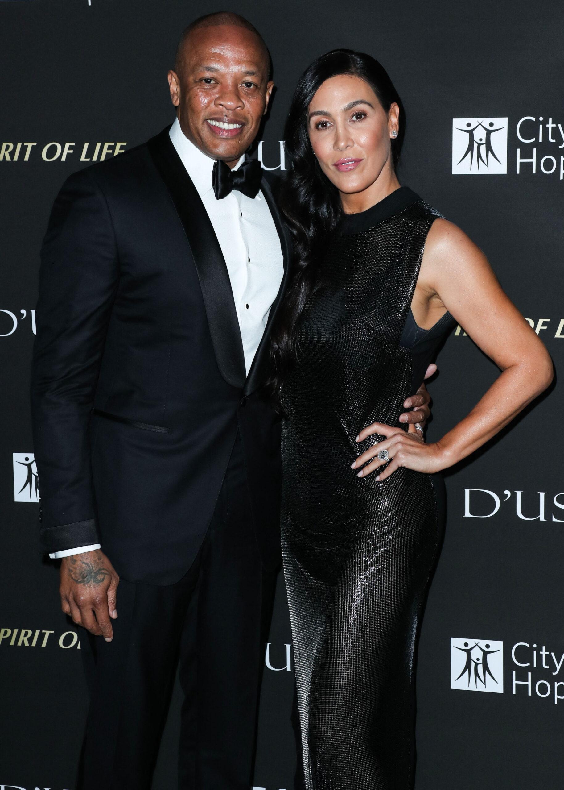 Dr. Dre and Nicole Young at City Of Hope Gala 2018