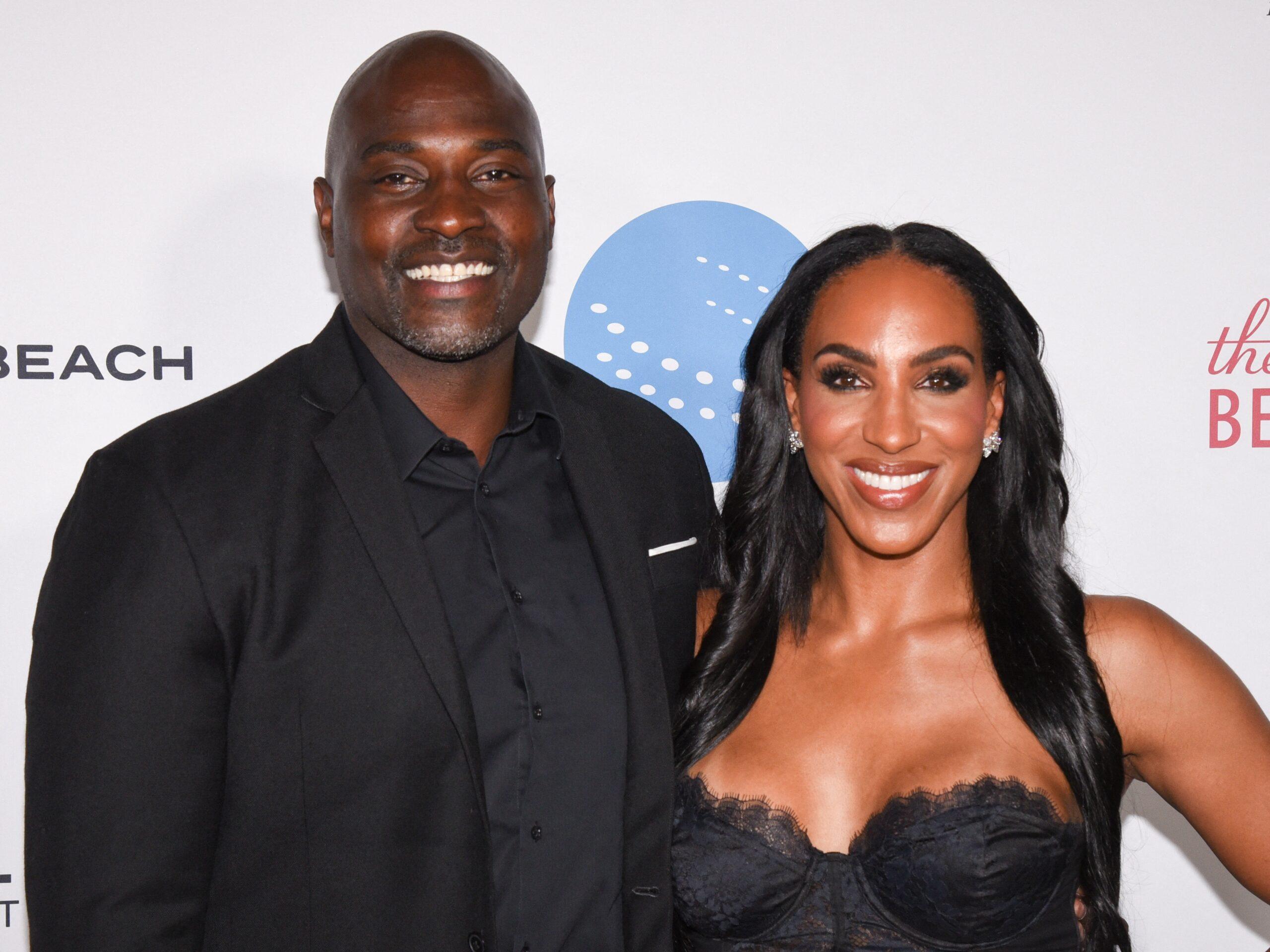 Marcellus Wiley and Annemarie Wiley at Homeless Not Toothless 2023 Hollywood Gala