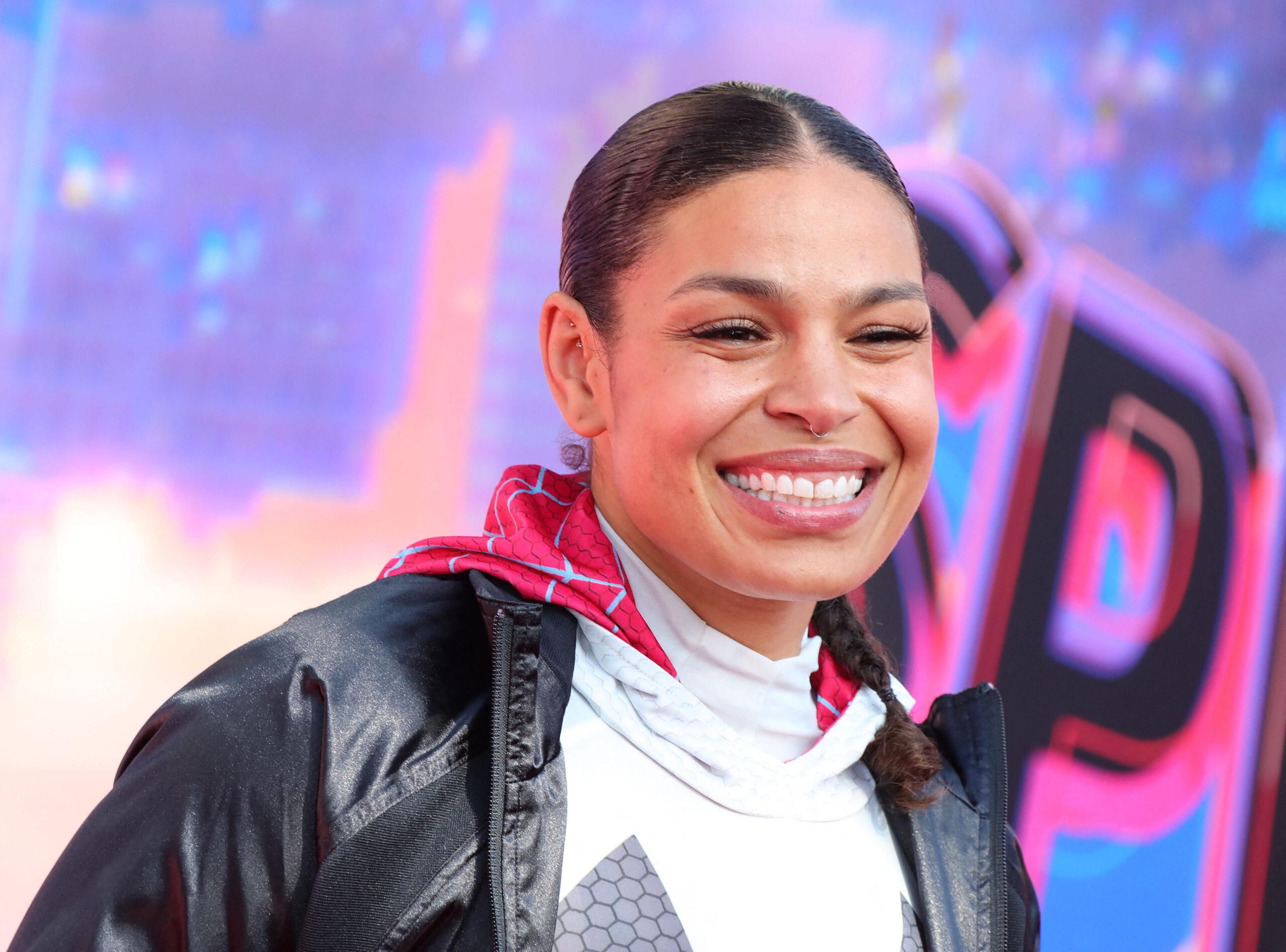 Jordin Sparks at SPIDER MAN: Across The Spider Verse Premiere in Los Angeles