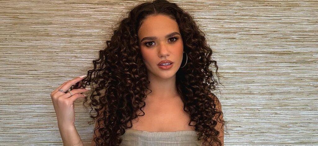 Madison Pettis poses for the camera.