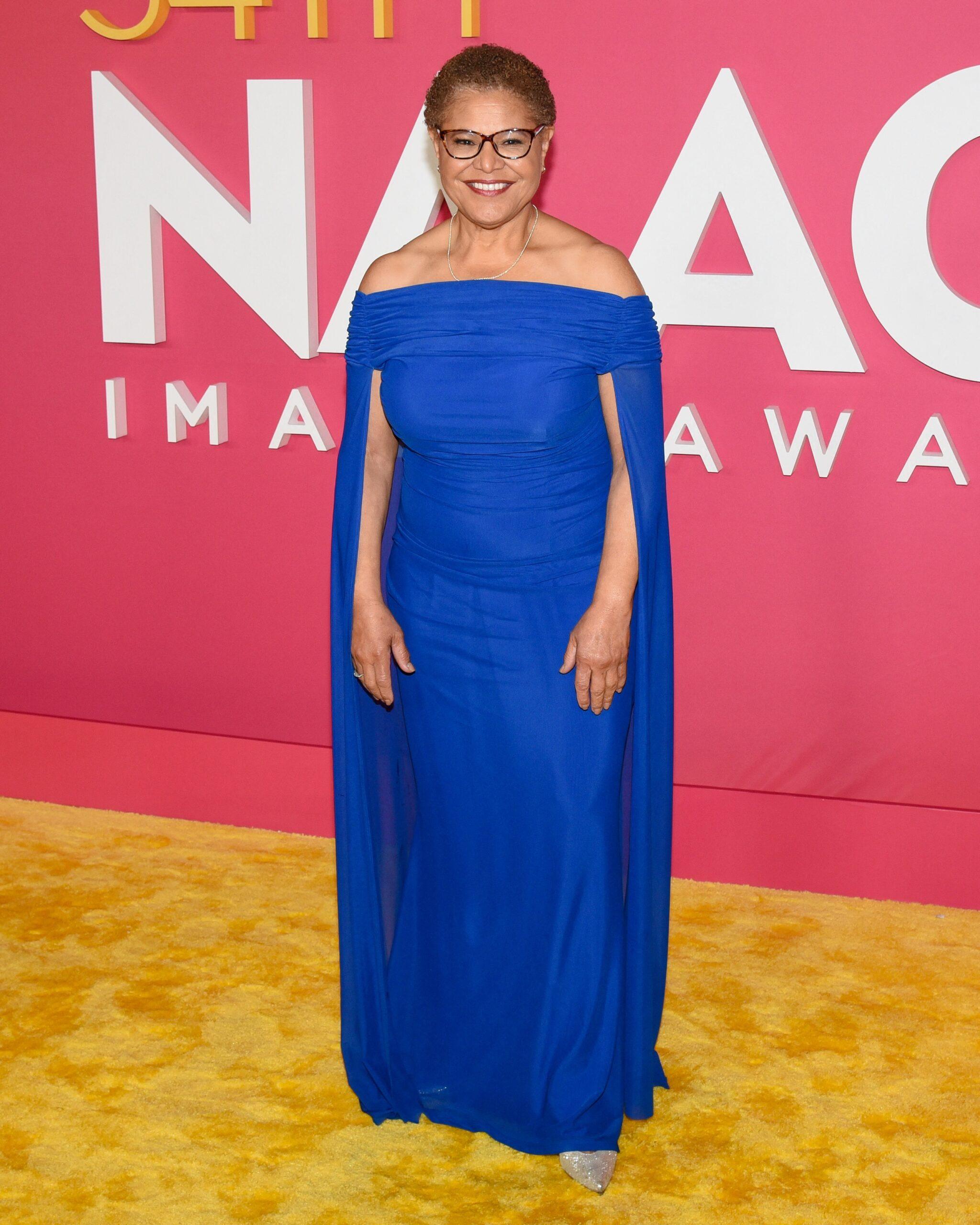 Mayor Karen Bass attended the 54th NAACP Image Awards