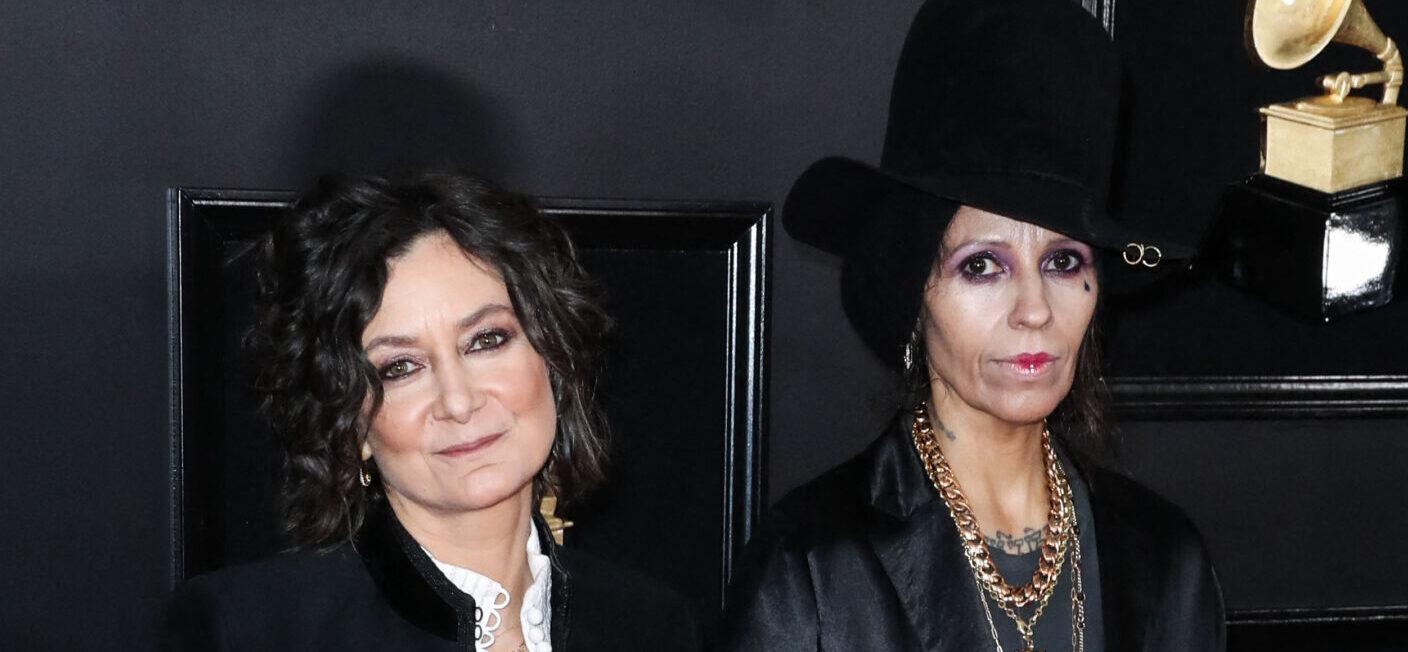 Sara Gilbert and Linda Perry attended the 61st Annual GRAMMY Awards
