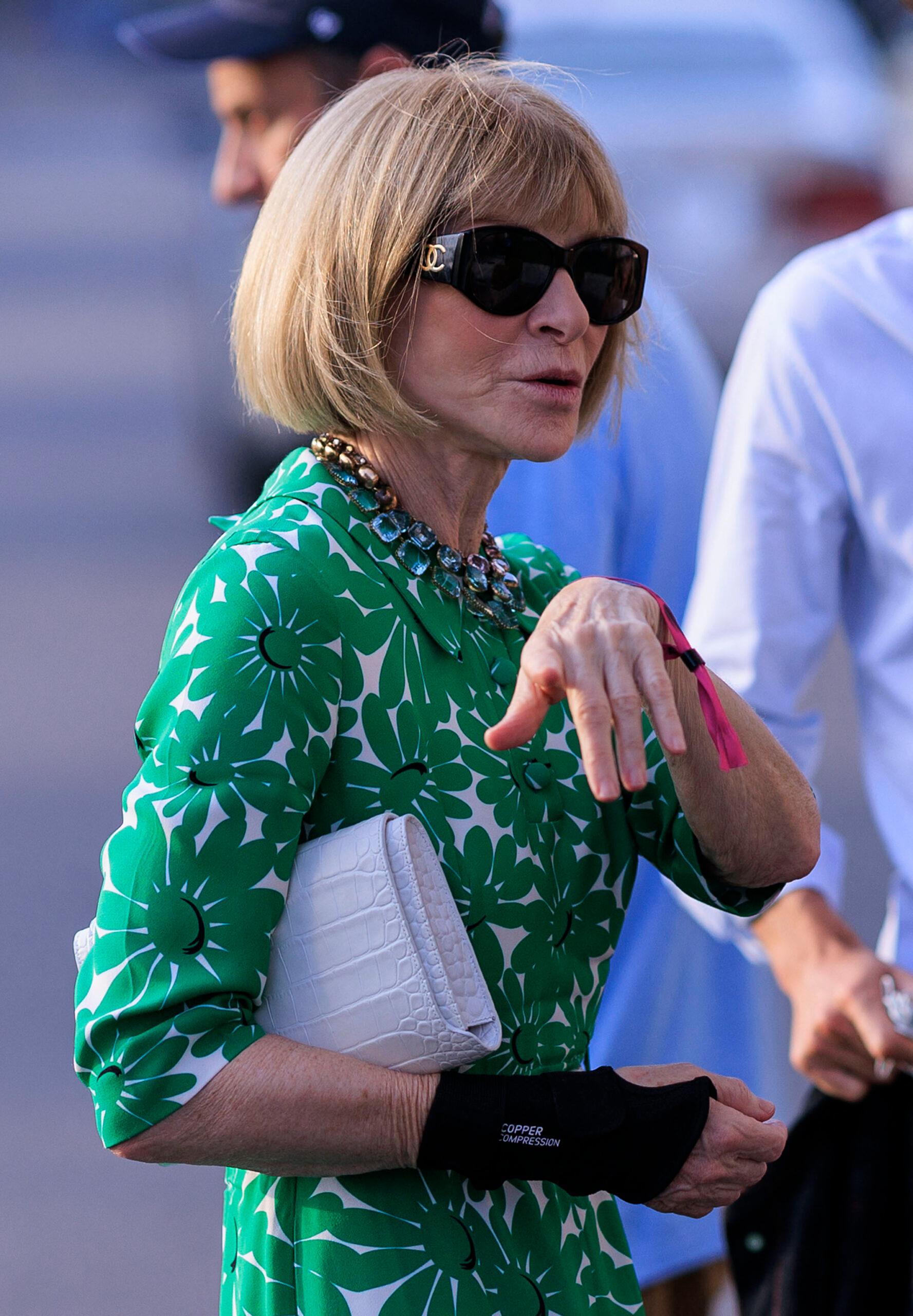 Anna Wintour at the 2023 U.S. Open Tennis