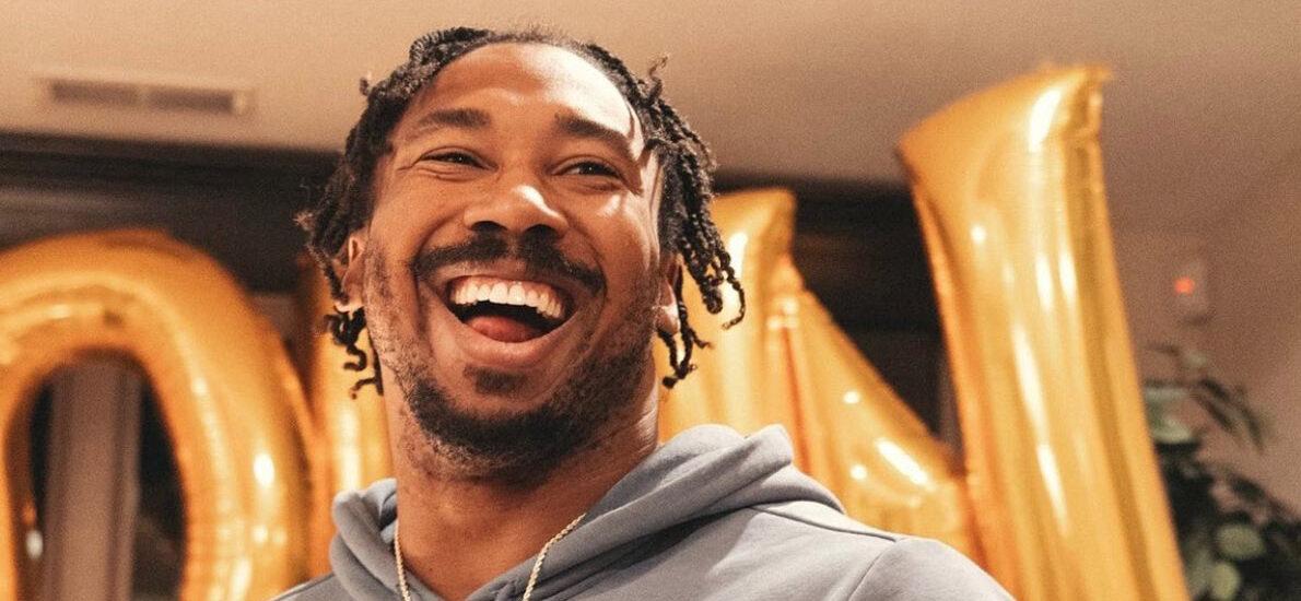 Myles Garret smiling for Reebok partnership