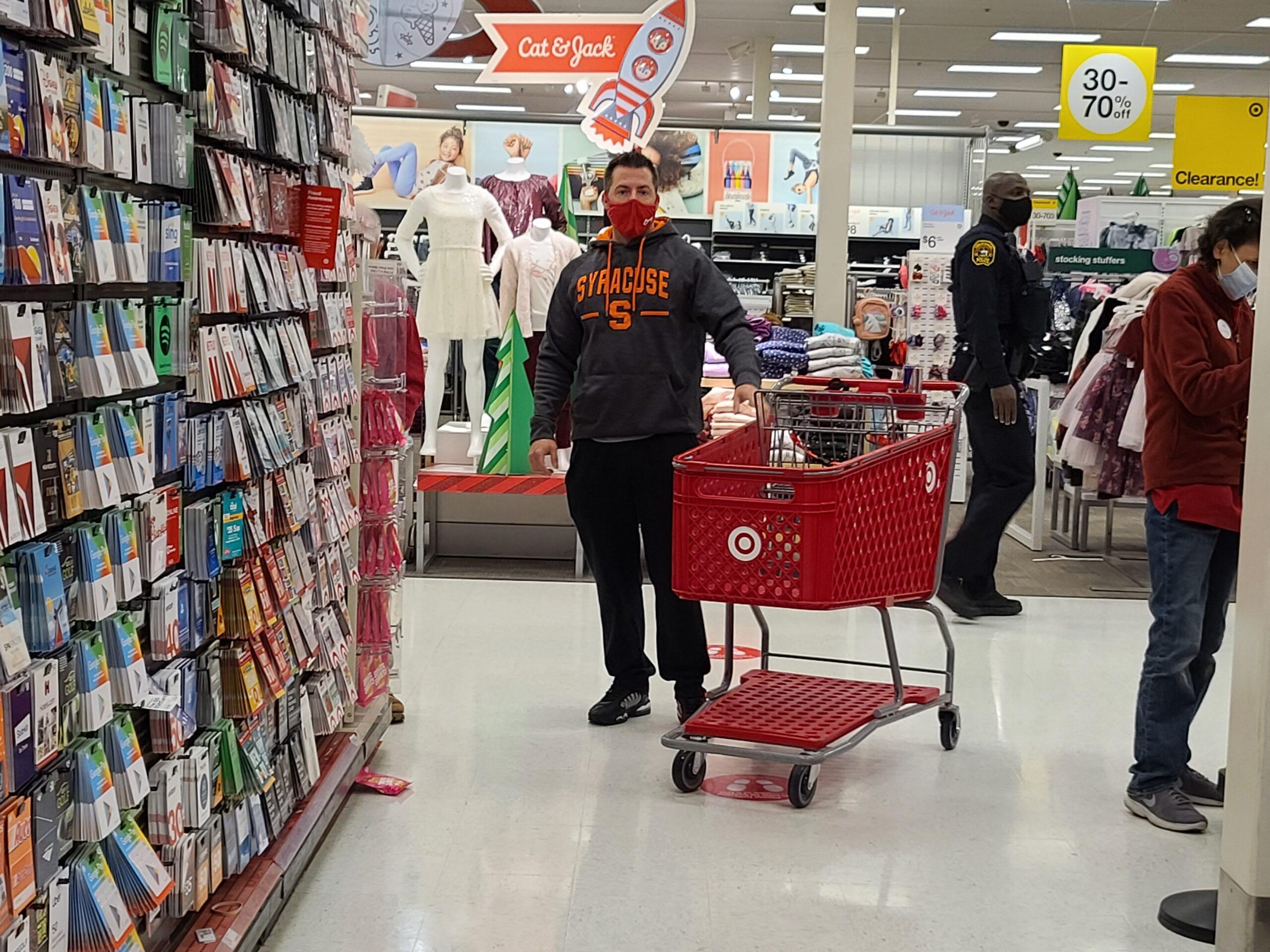 Shoppers at Target