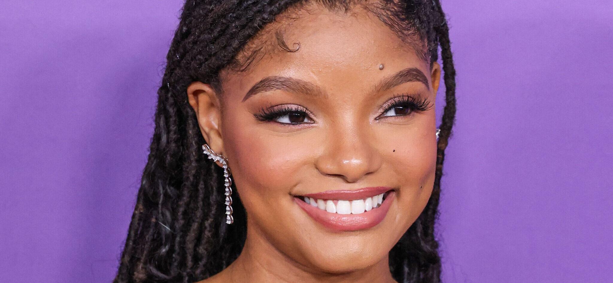 Halle Bailey attends the 55th Annual NAACP Image Awards