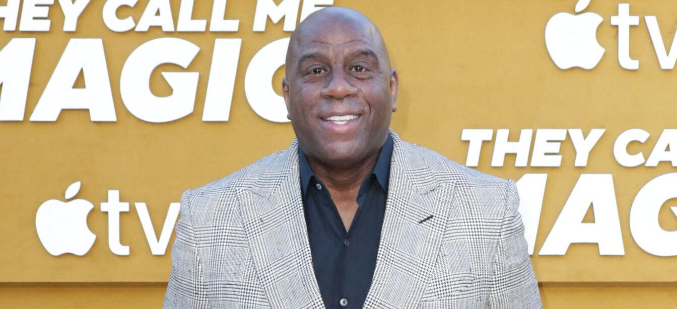 Magic Johnson at Los Angeles Premiere Of Apple's 'They Call Me Magic'