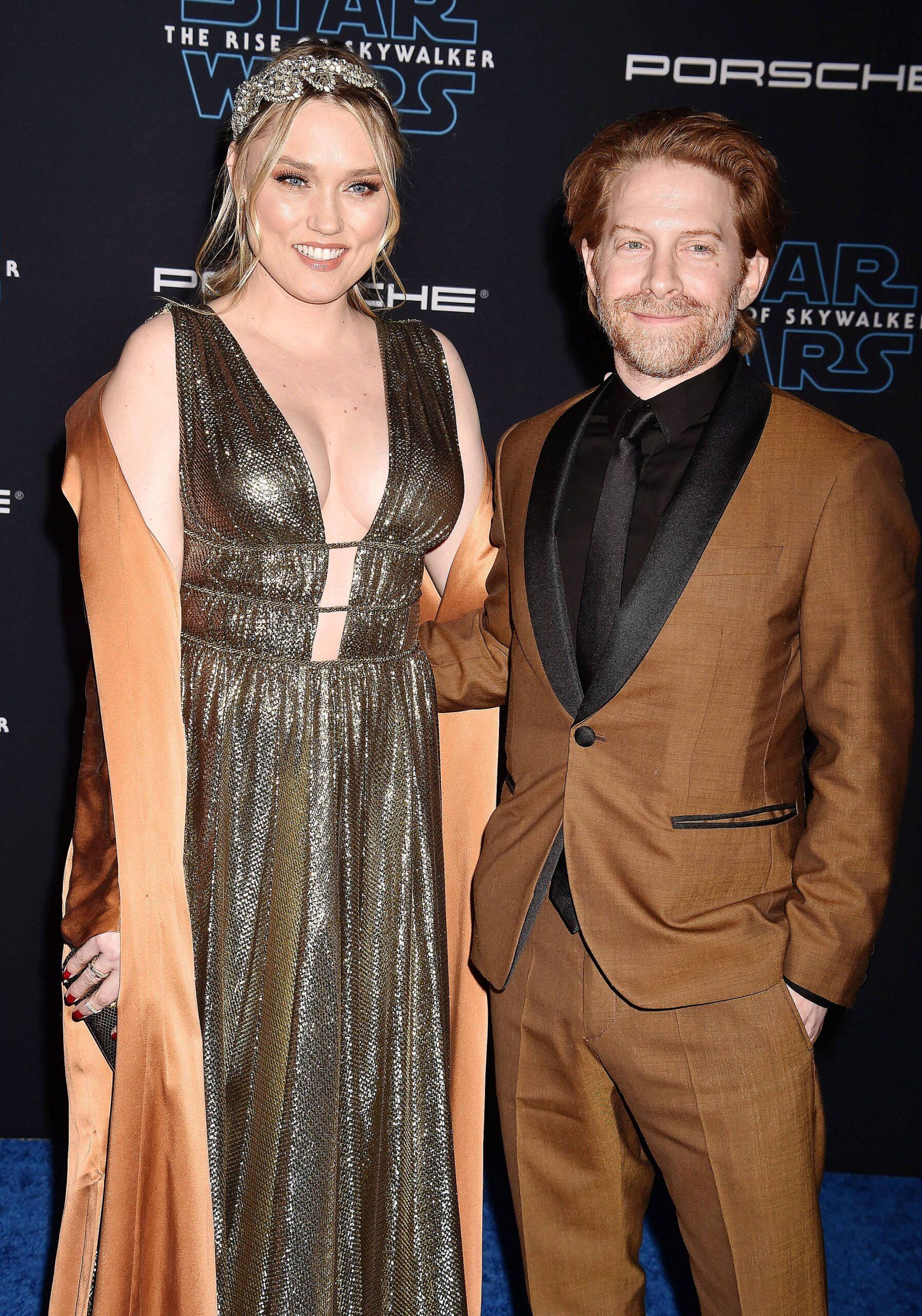 Seth Green & Wife Clare Grant Premiere Of Disney's "Star Wars: The Rise Of Skywalker"