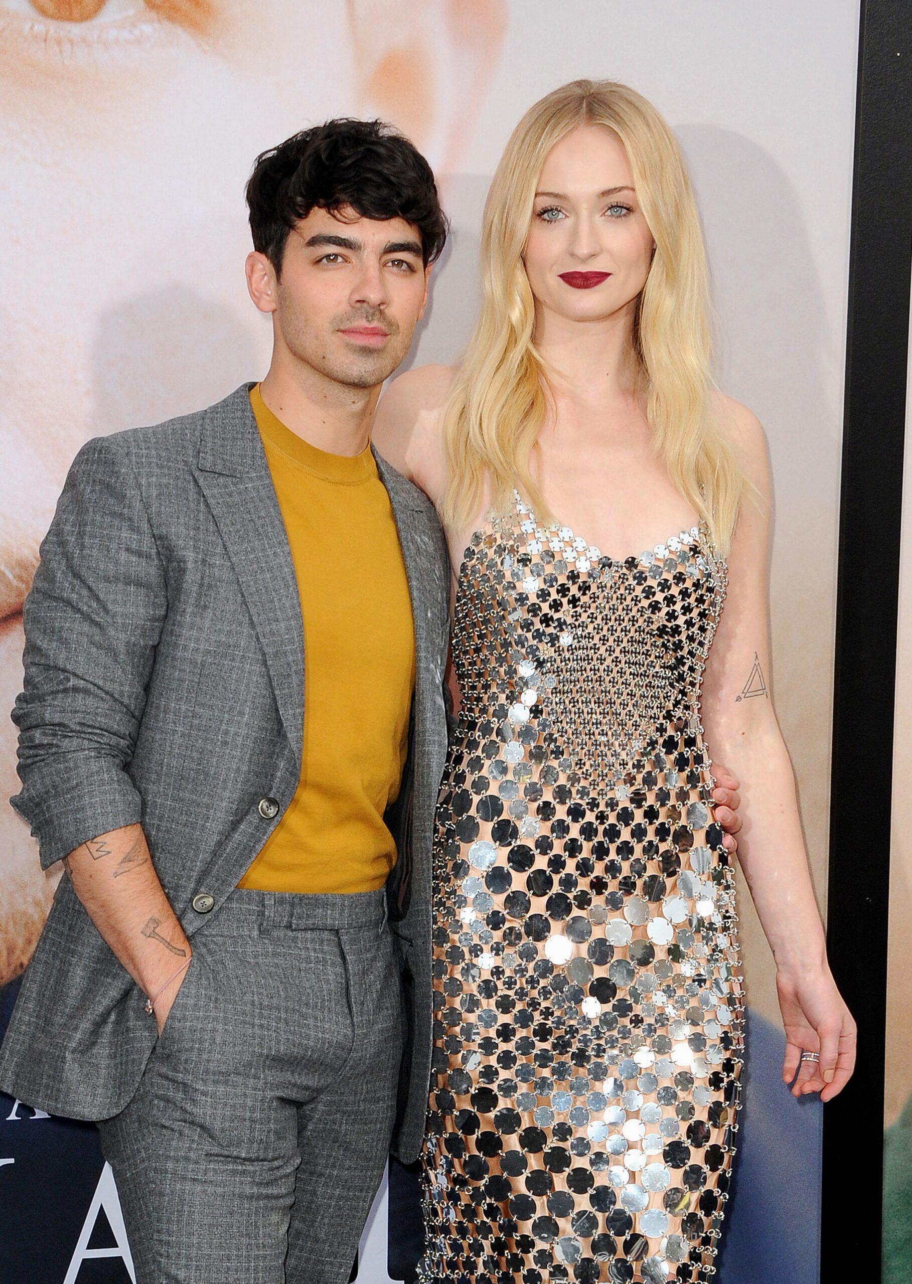 Sophie Turner and Joe Jonas at Los Angeles premiere of 'Chasing Happiness' 