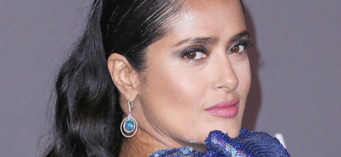 Salma Hayek close up