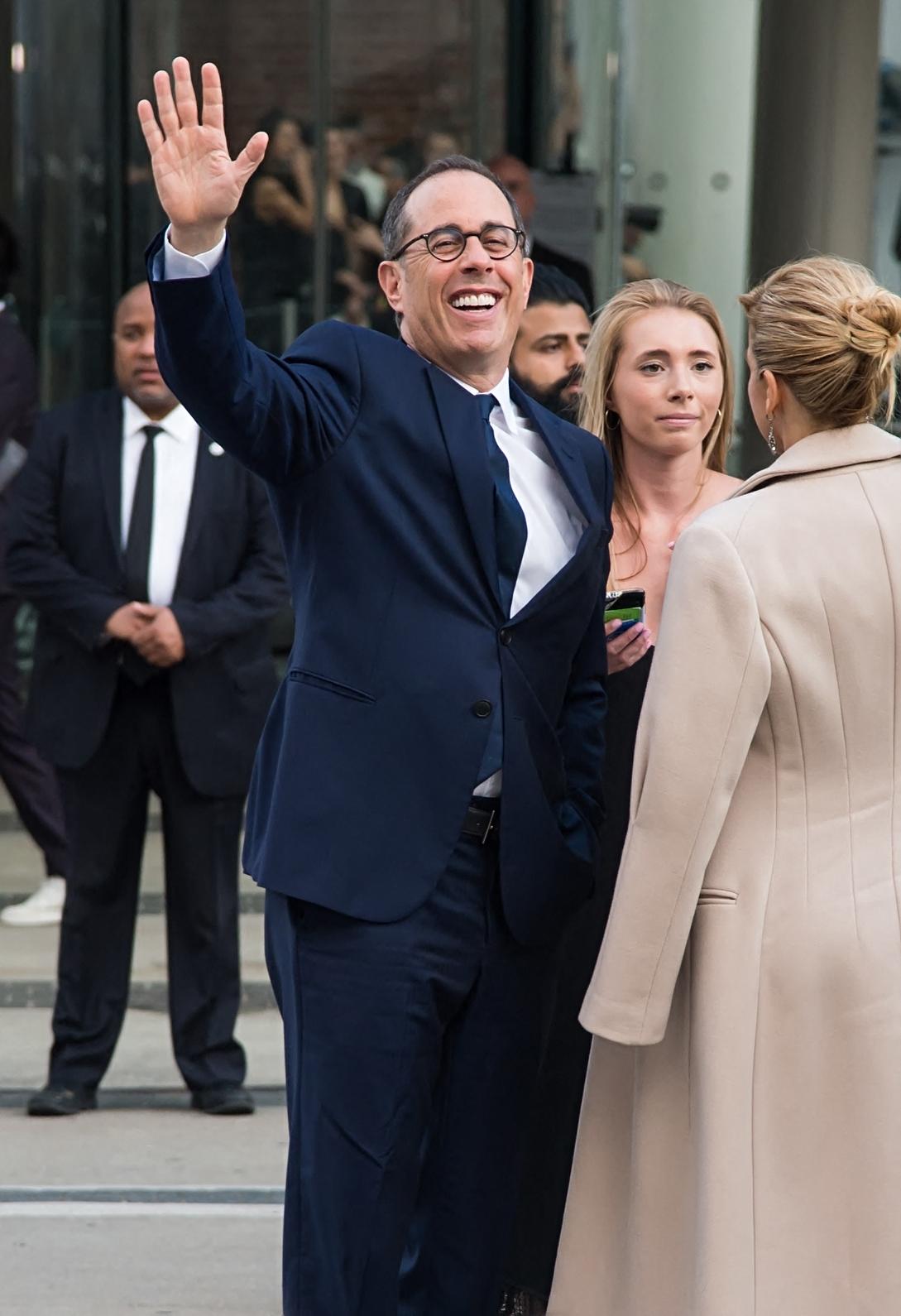 Jerry Seinfeld arrive to the 2018 CFDA Fashion Awards at Brooklyn Museum in New York