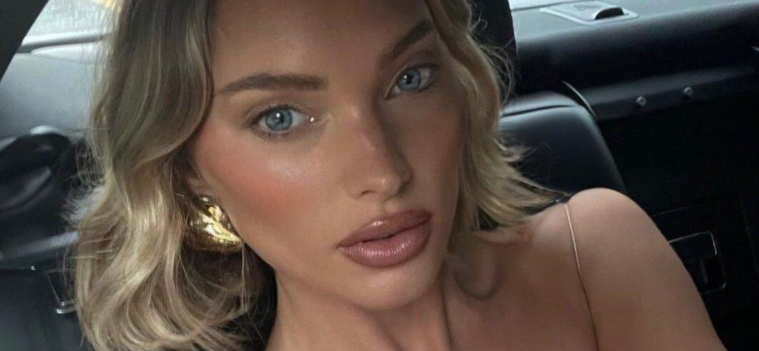 Elsa Hosk snaps a selfie.