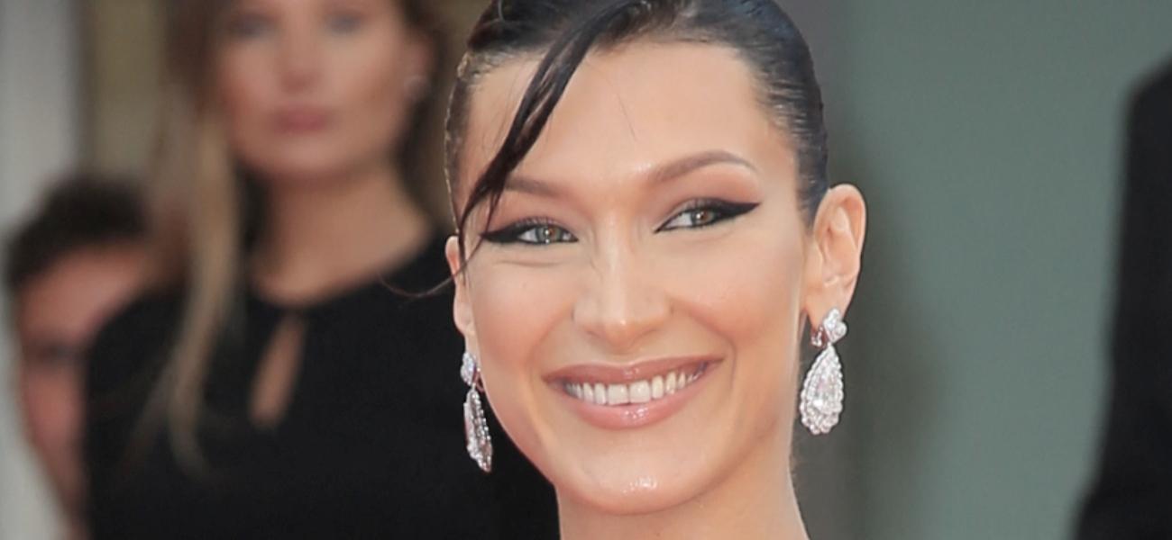 Bella Hadid close up