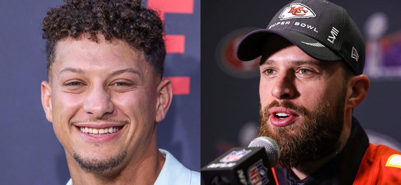 Patrick Mahomes (left) Harrison Butker (right)