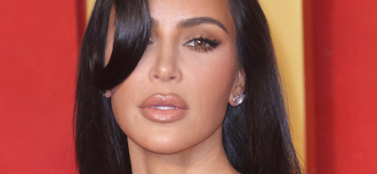 Kim Kardashian close up