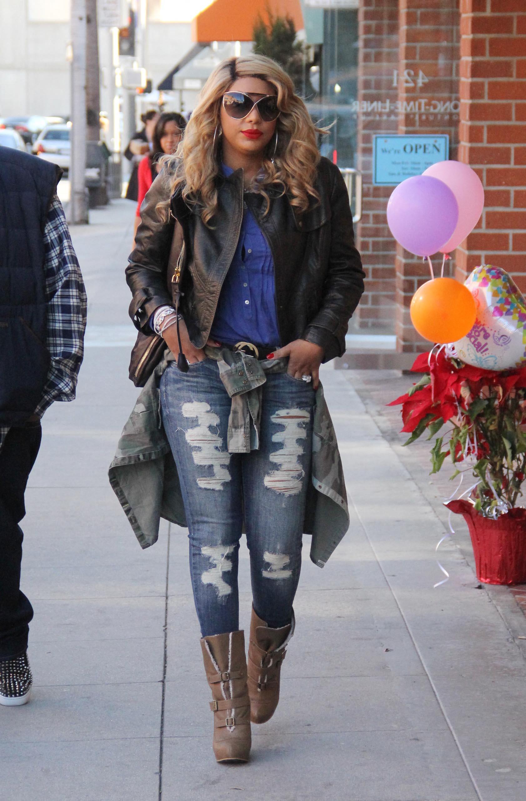 Tamar Braxton out and about in Beverly Hills