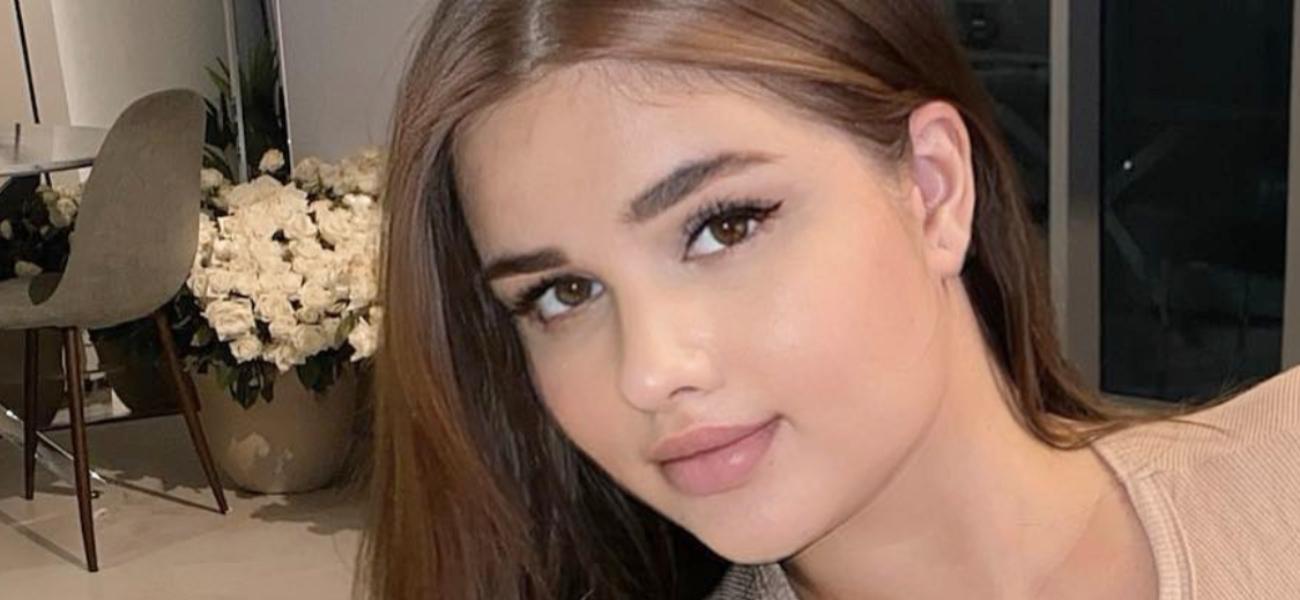 Anastasiya Kvitko Celebrates ‘Sunshine’ Braless With Outdoor Flowers