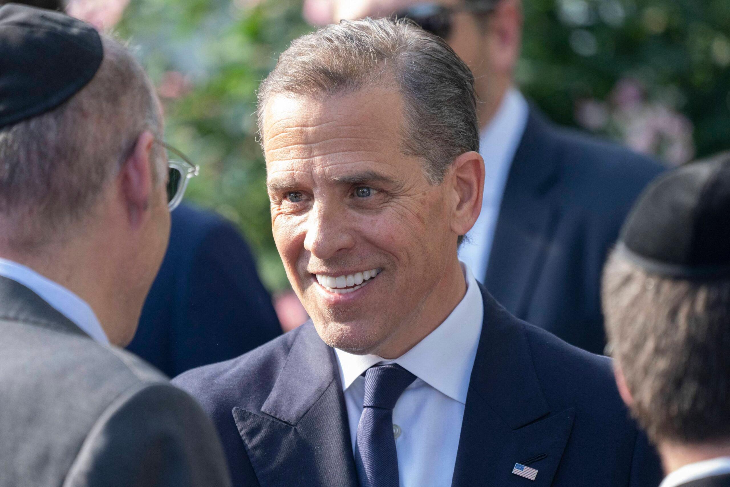 Hunter Biden smiling