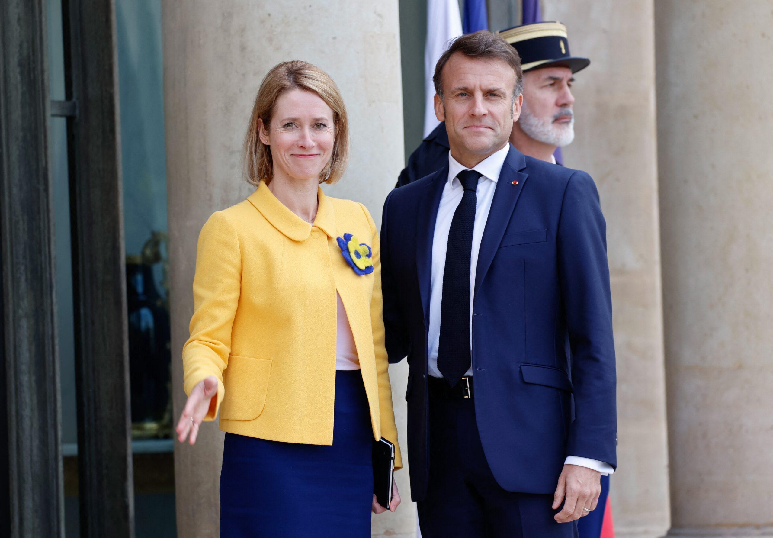 Emmanuel Macron receives Kaja Kallas, Prime Minister of the Republic of Estonia