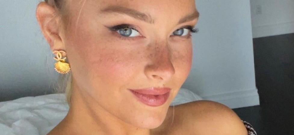 Camille Kostek snaps a selfie.