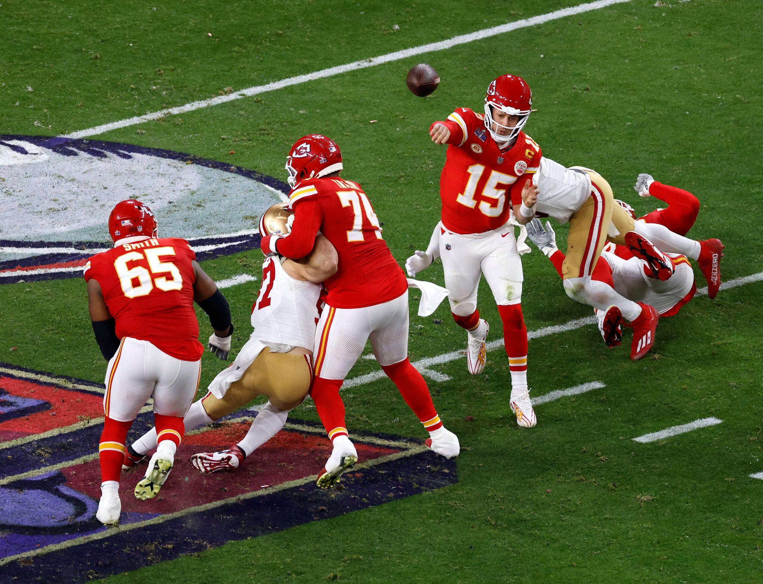 Kansas City Chiefs playing in Super Bowl LVIII