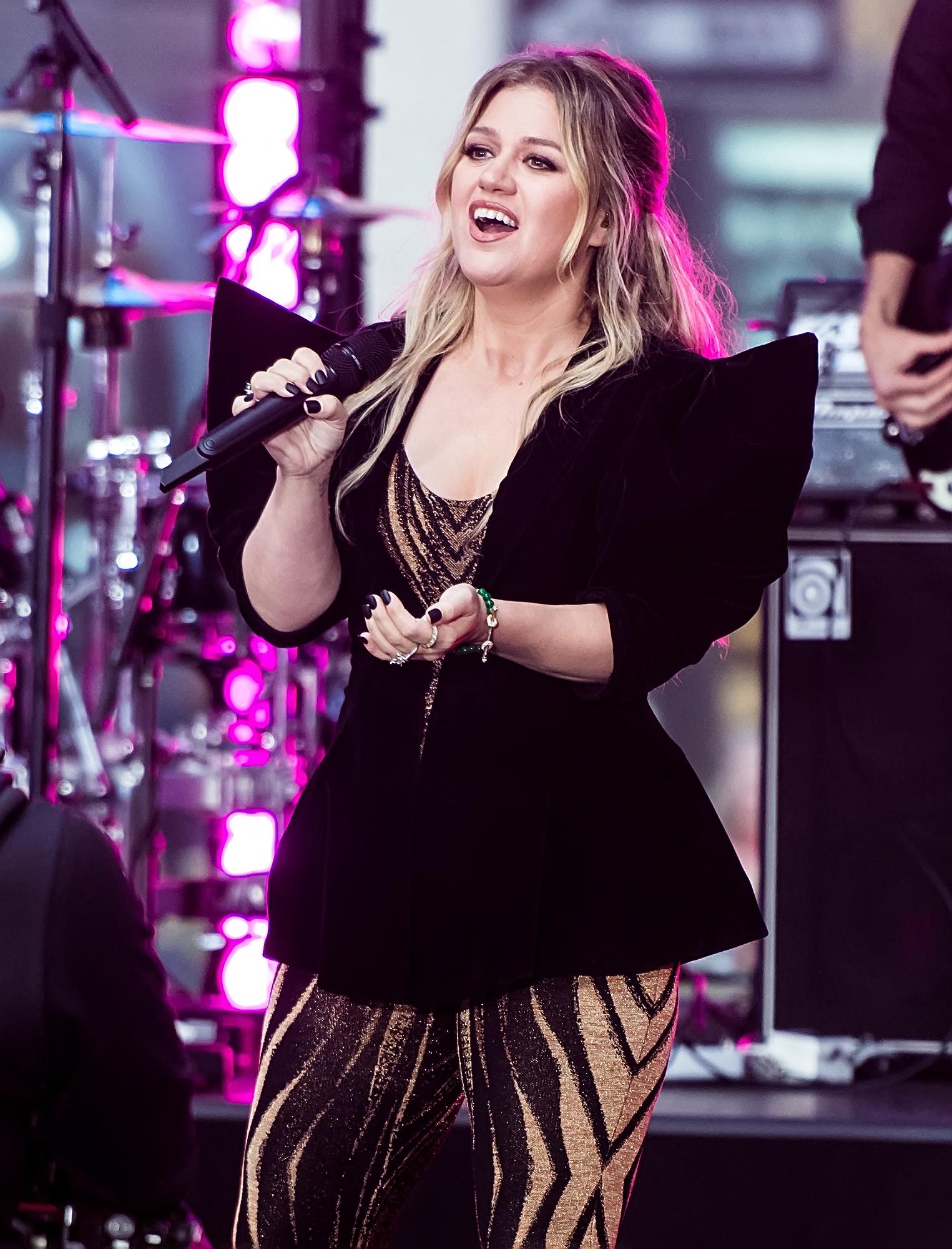 Kelly Clarkson performs on NBC's "Today" Show