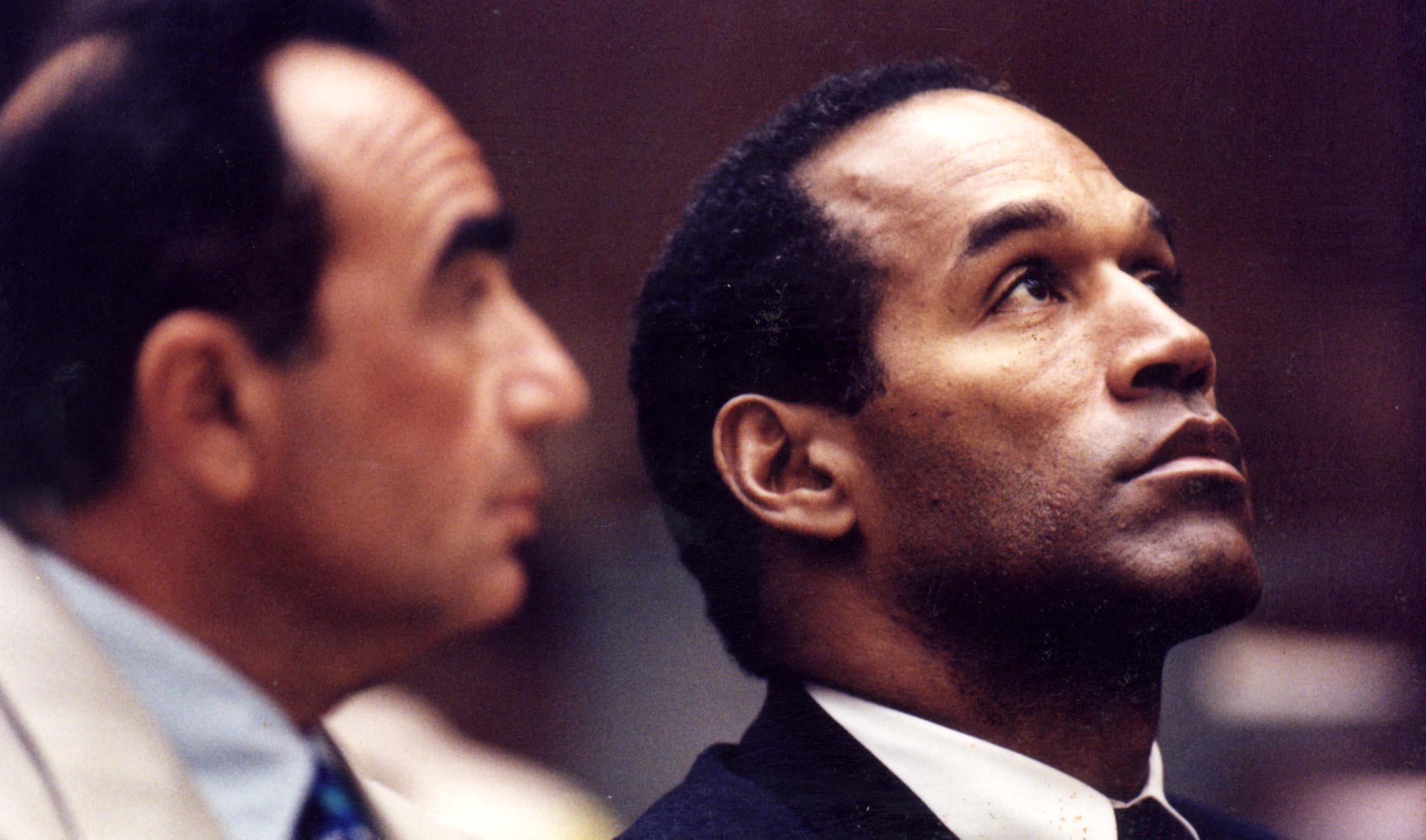 O.J. Simpson in courtroom