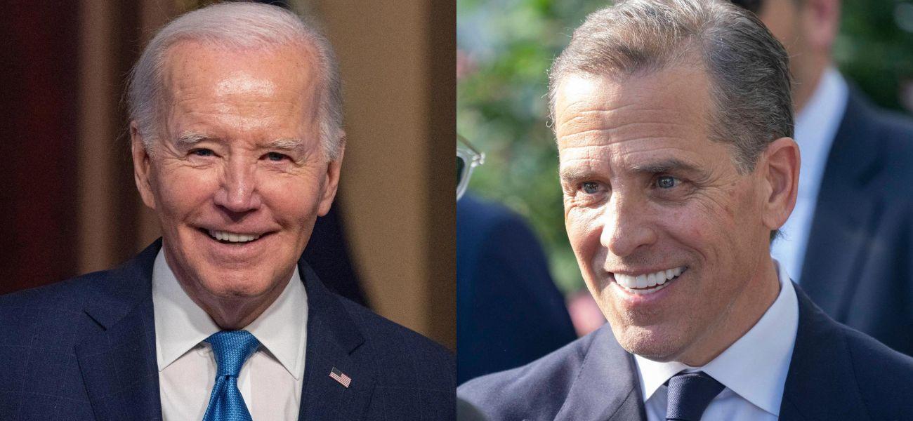 Joe Biden (left) Hunter Biden (right)