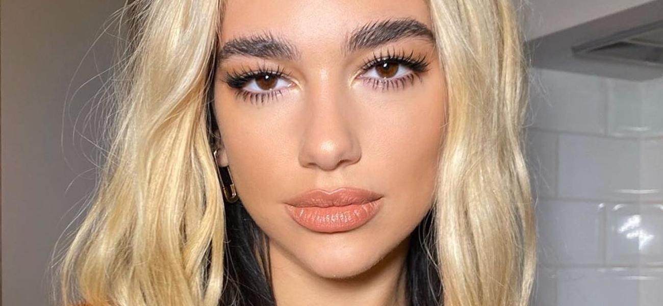 Dua Lipa Frees The Nipple In Braless Tank Top While ‘Home’