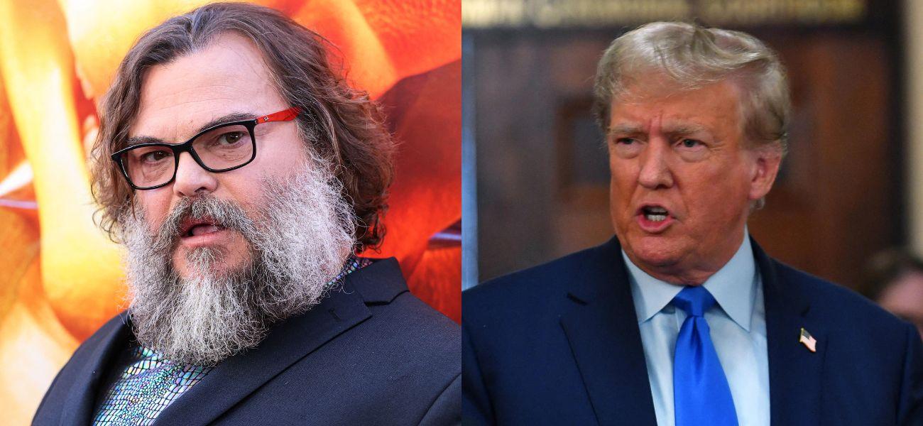 Jack Black (left) Donald Trump (right)