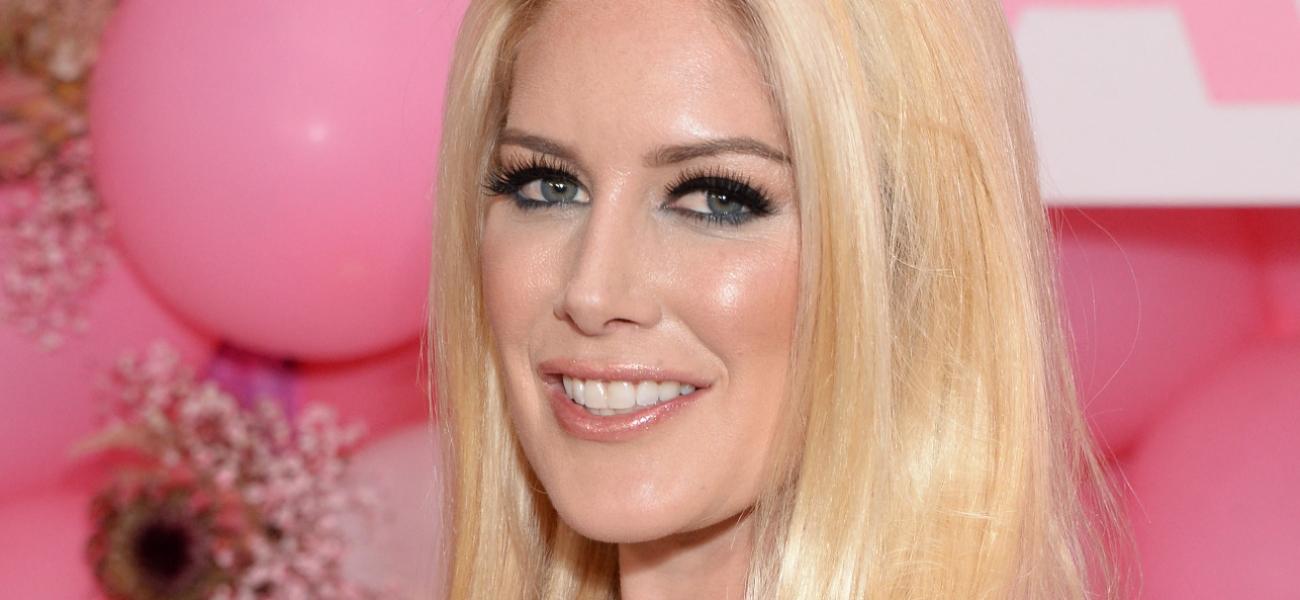 Heidi Montag poses close up