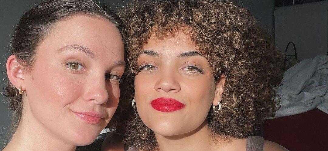 Laurie Hernandez and her partner taking a selfie