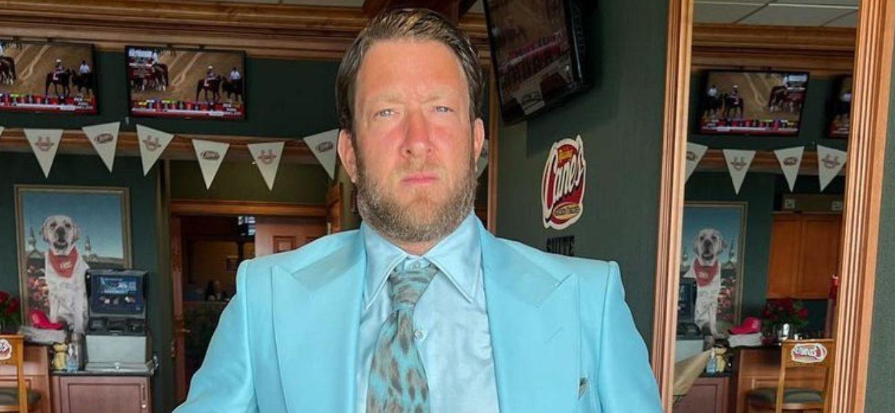 Dave Portnoy in a blue suit