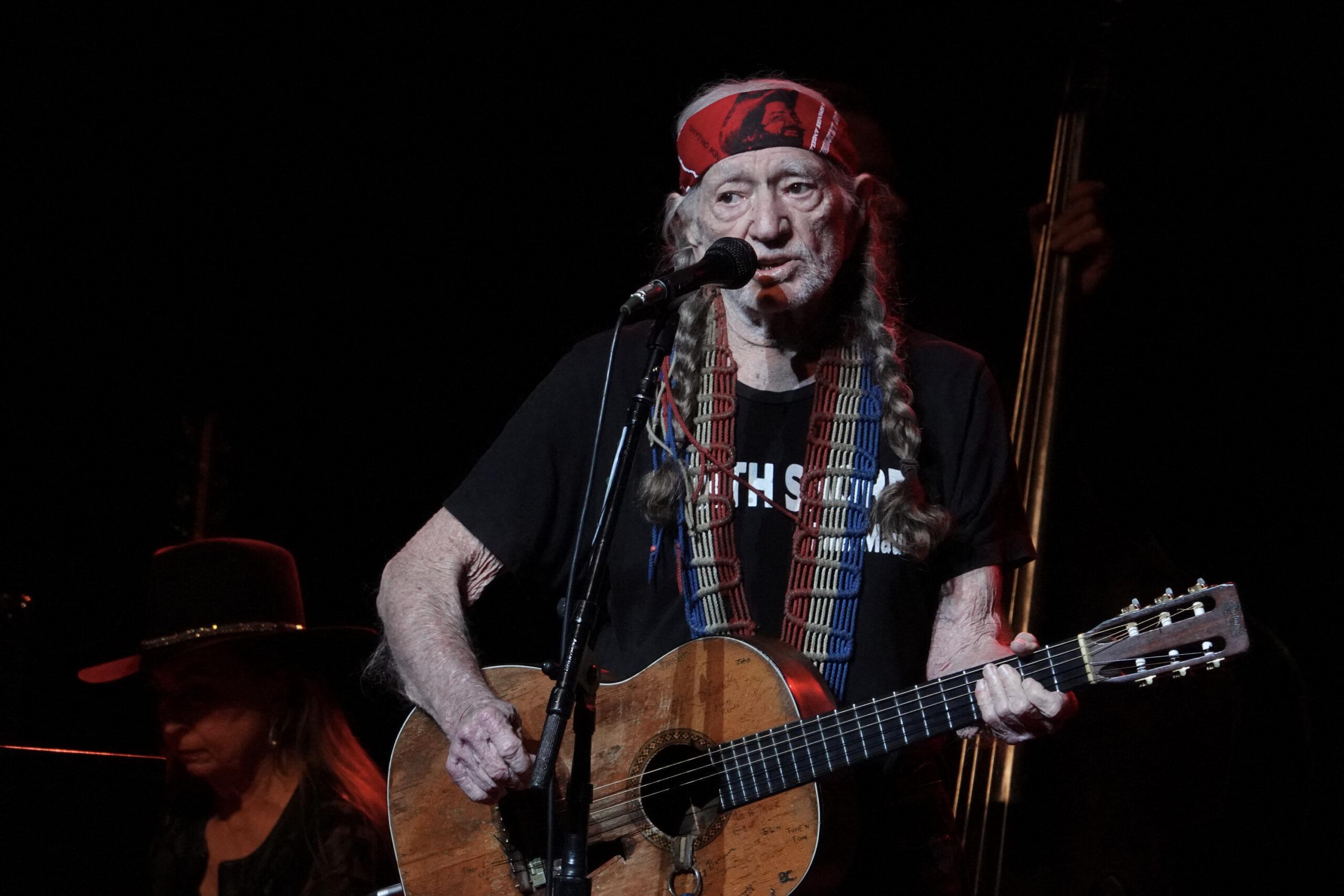 Willie Nelson performs at the Orpheum Theater in Memphis Tennessee