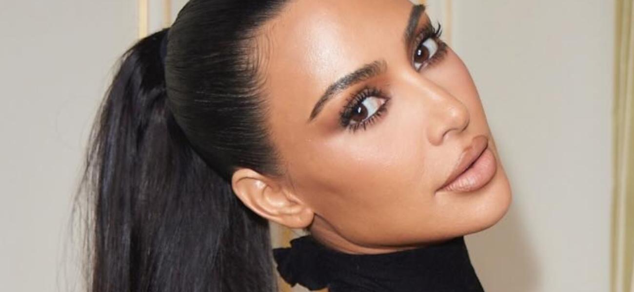 Kim Kardashian close up