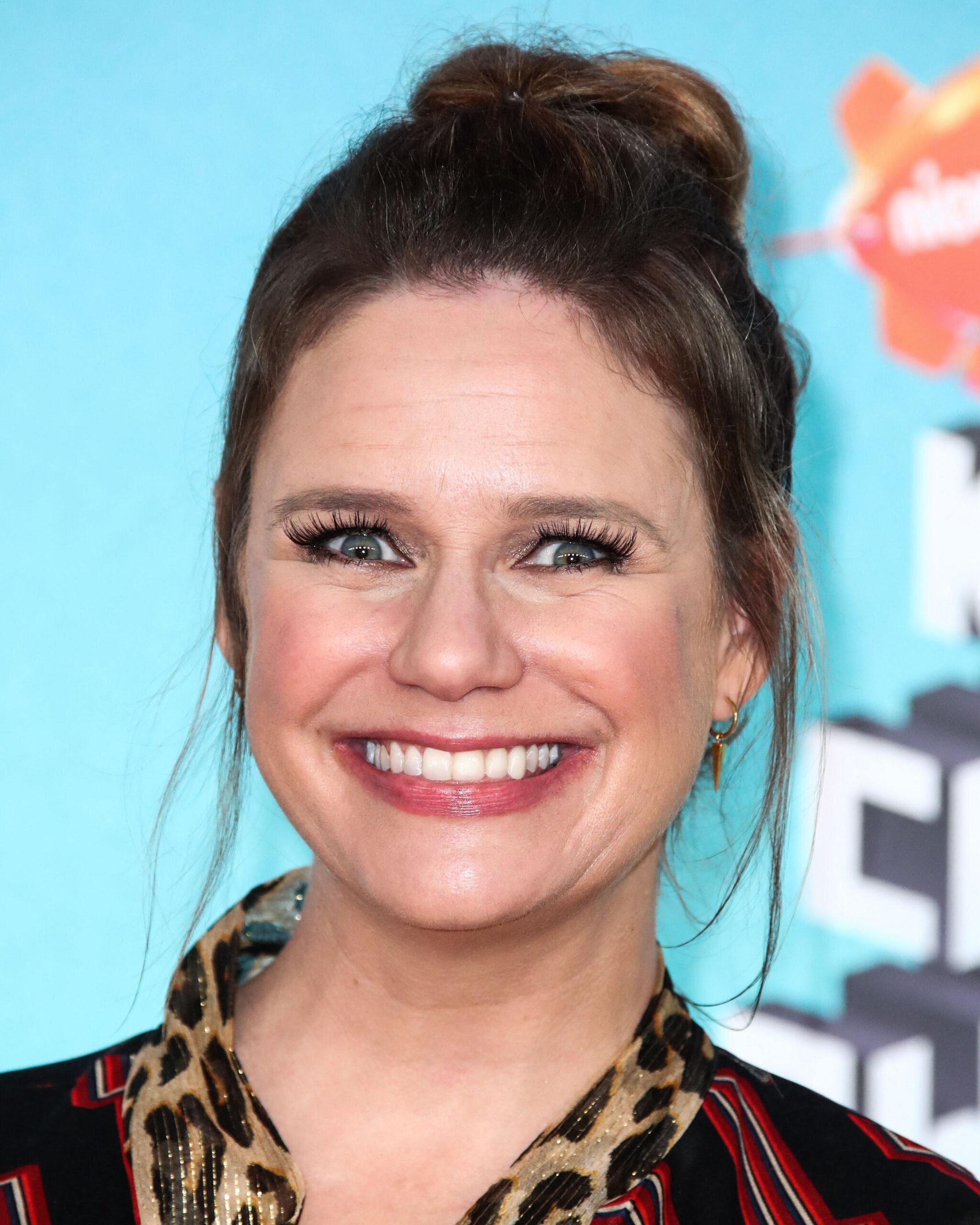 Andrea Barber at Nickelodeon's 2019 Kids' Choice Awards 