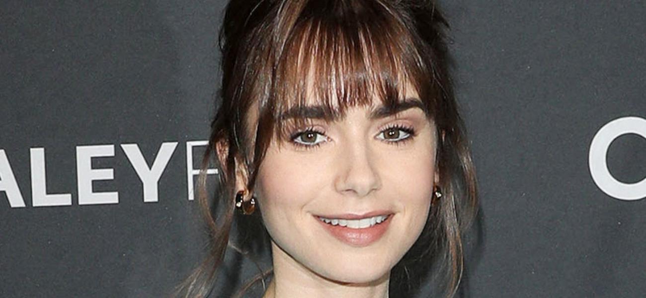 Lily Collins close up