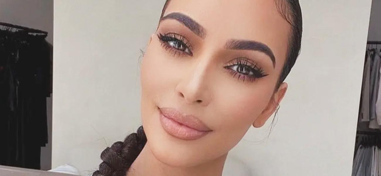 Kim Kardashian close up