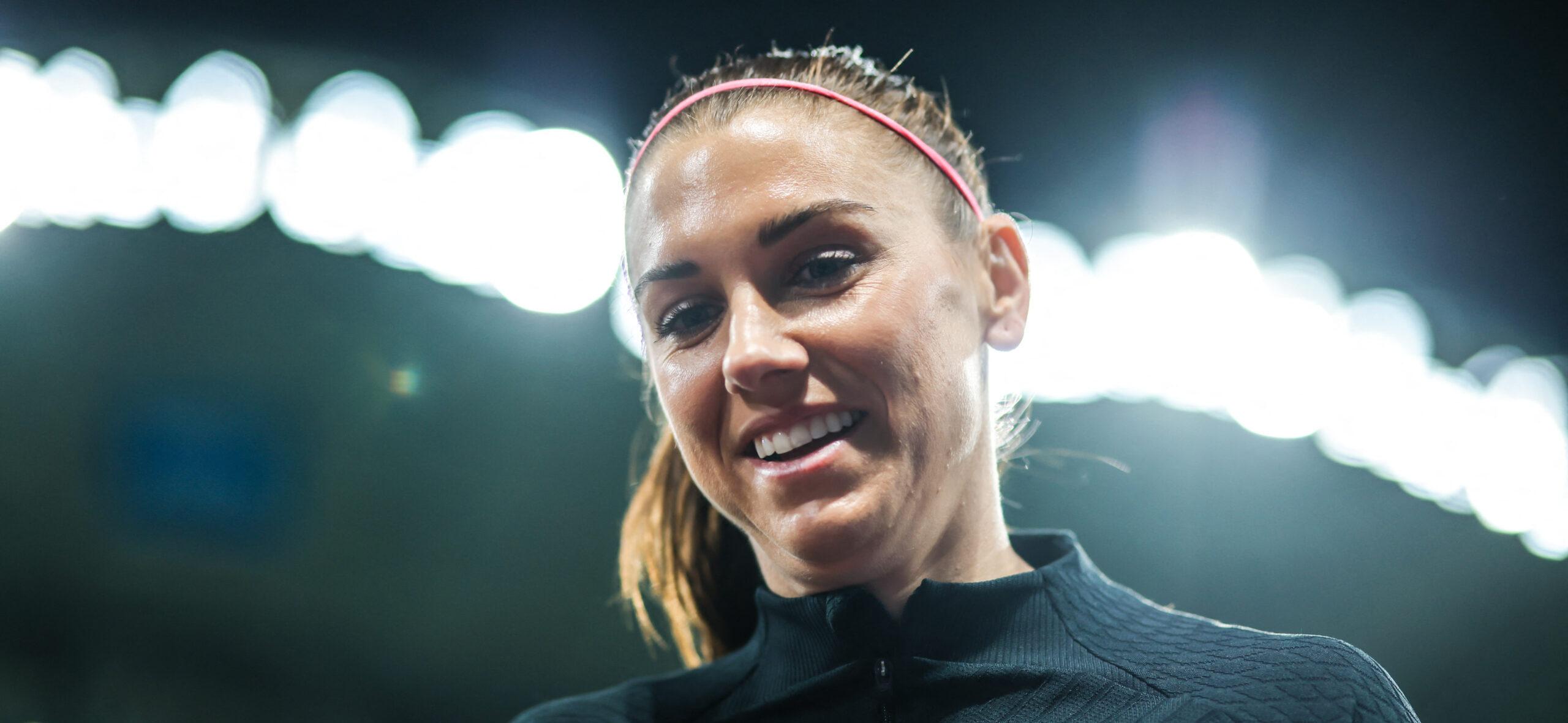 Alex Morgan smiling