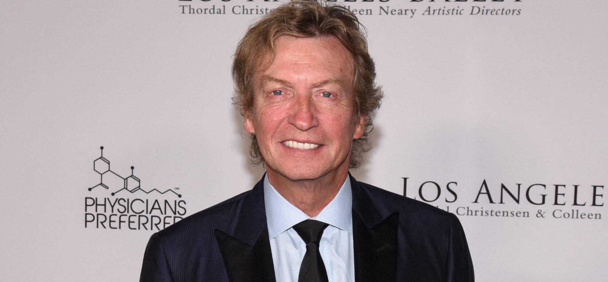 Nigel Lythgoe poses on the red carpet at Los Angeles Ballet Gala