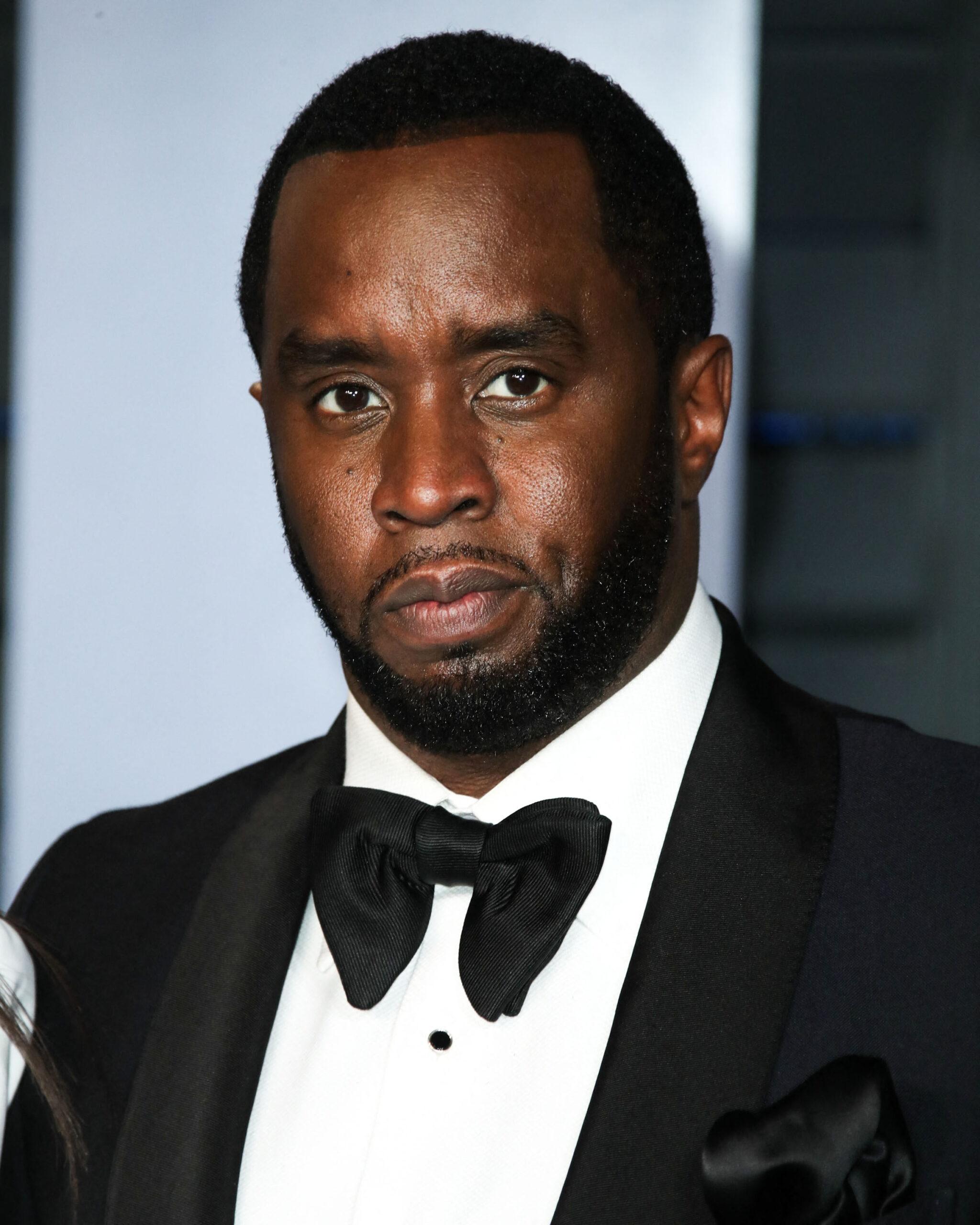 Diddy arrives at the 2018 Vanity Fair Oscar Party held at the Wallis Annenberg Center for the Performing Arts on March 4, 2018 in Beverly Hills, Los Angeles