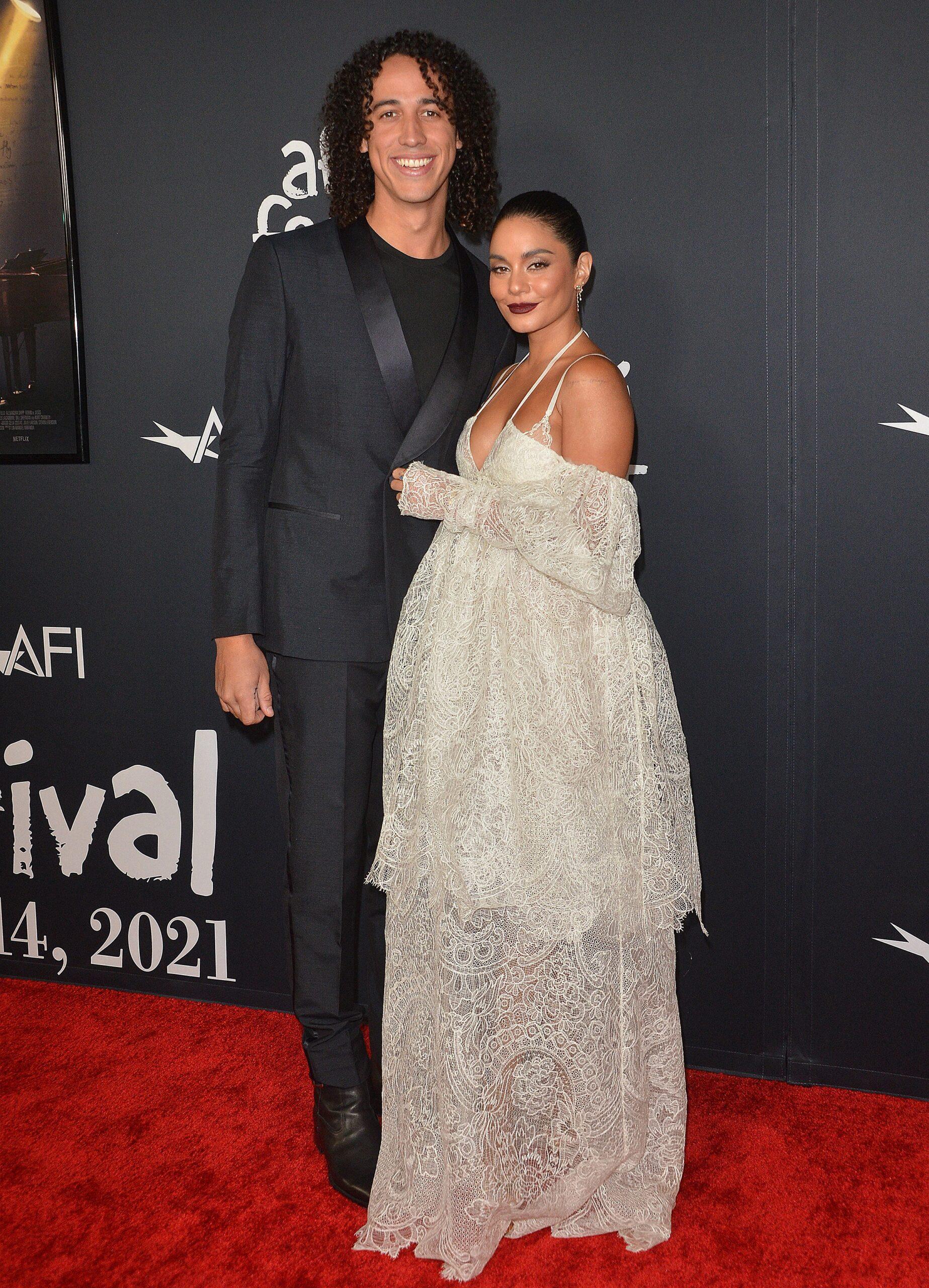 Vanessa Hudgens and Cole Tucker at the World Premiere of 'Tick, Tick... Boom!' Red Carpet Premiere Screening, Arrivals, AFI Fest, Los Angeles