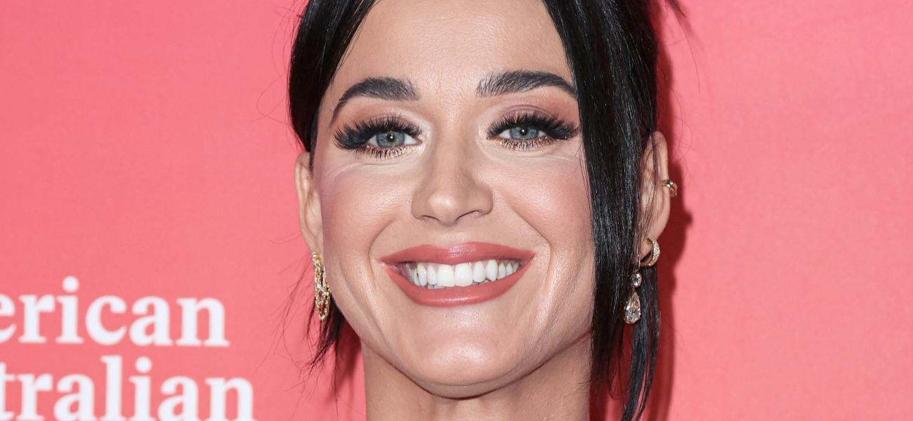 Katy Perry smiles close up