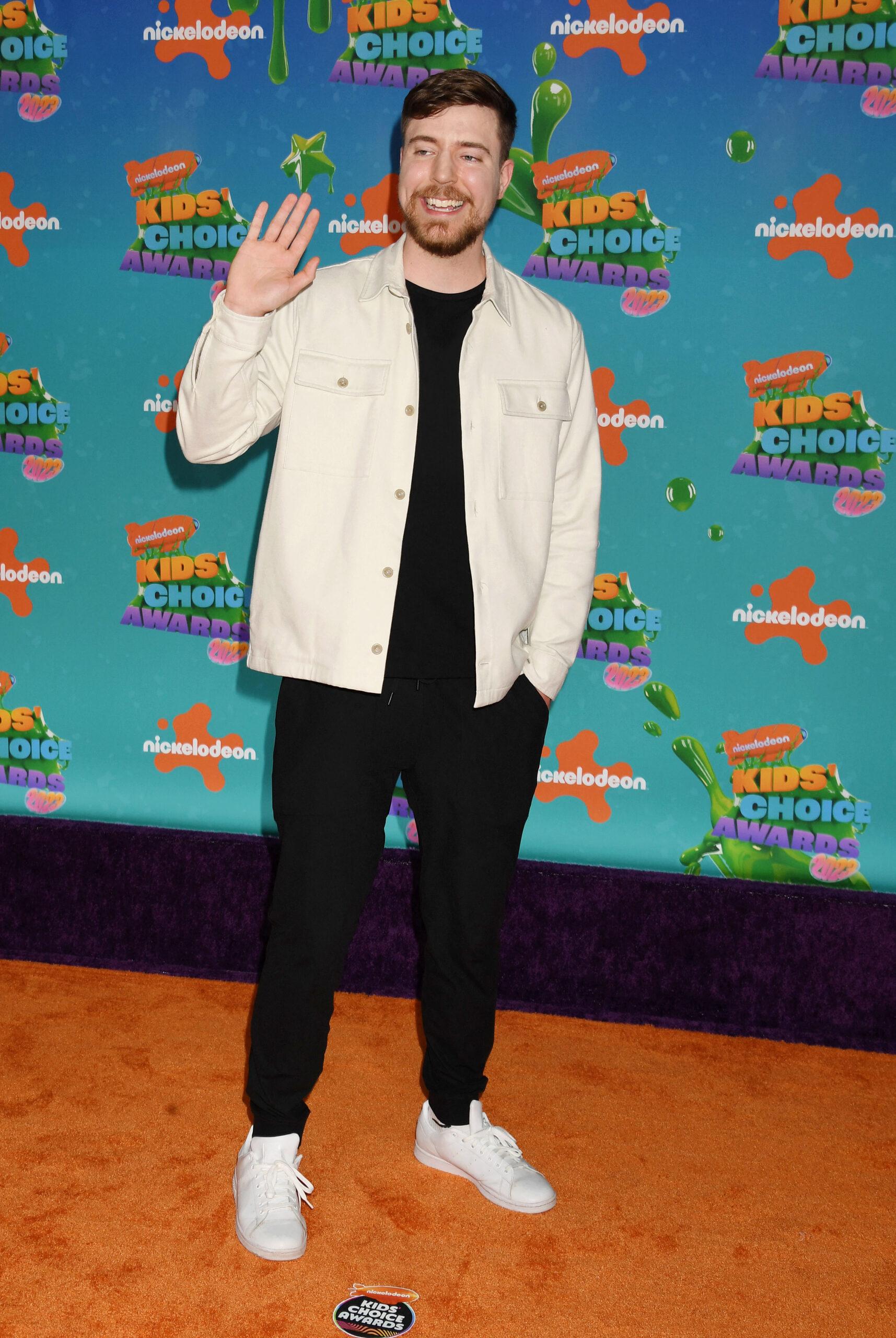 MrBeast at Nickelodeon Kids' Choice Awards 2023